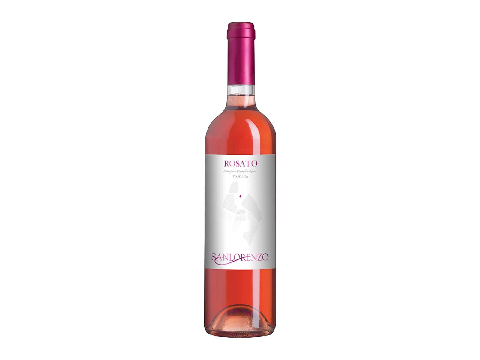 Bottle of Sanlorenzo Rosato