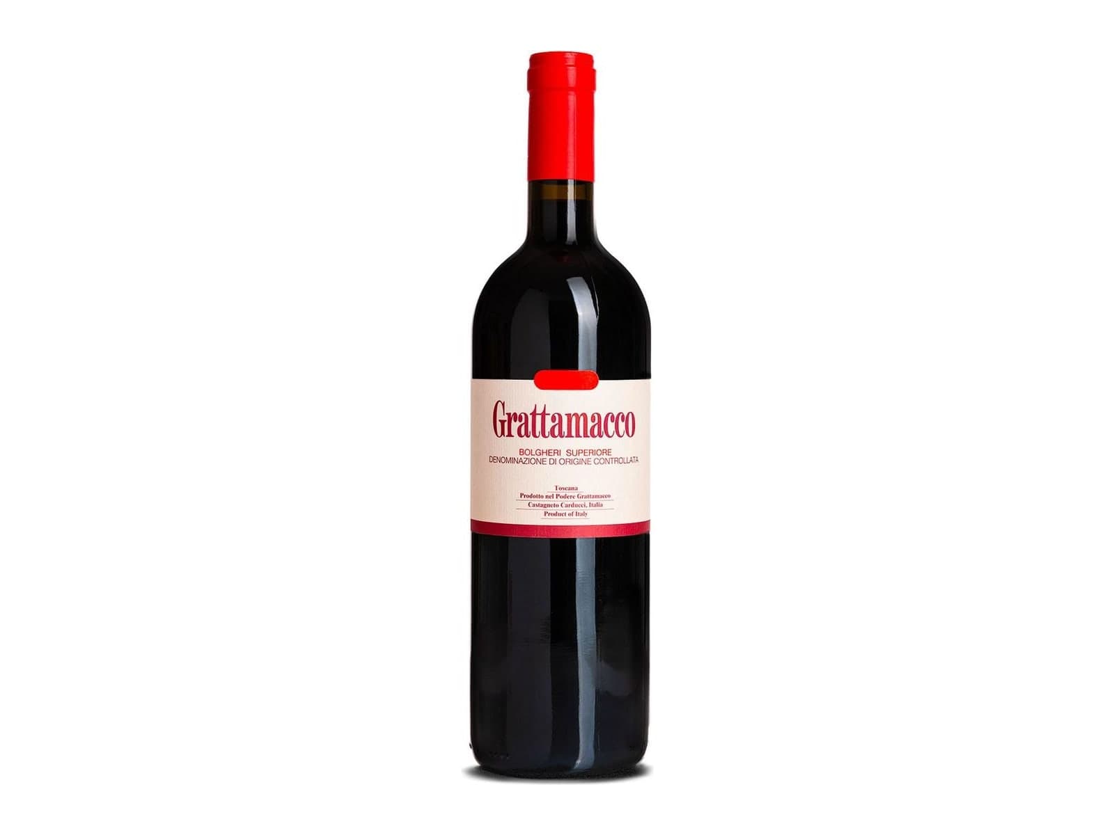 Bottle of Grattamacco Bolgheri Superiore