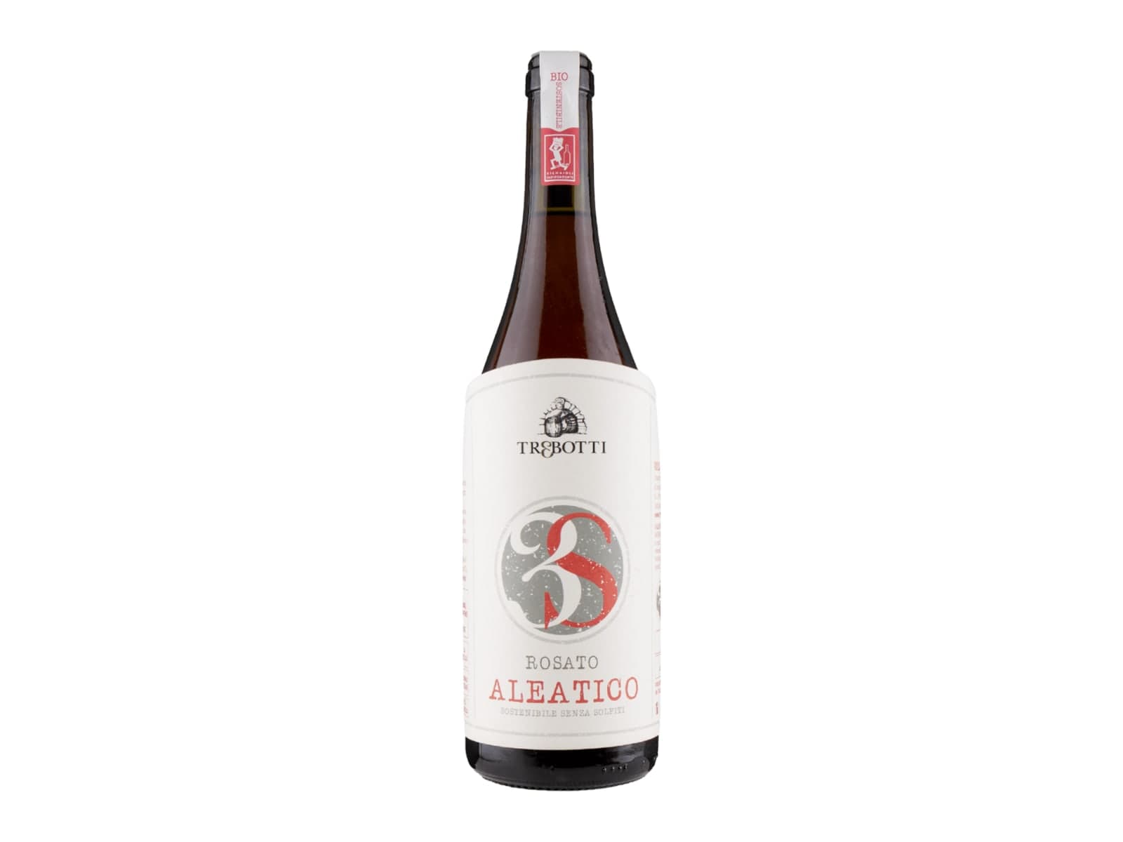 Bottle of Trebotti 3S Aleatico Rosato