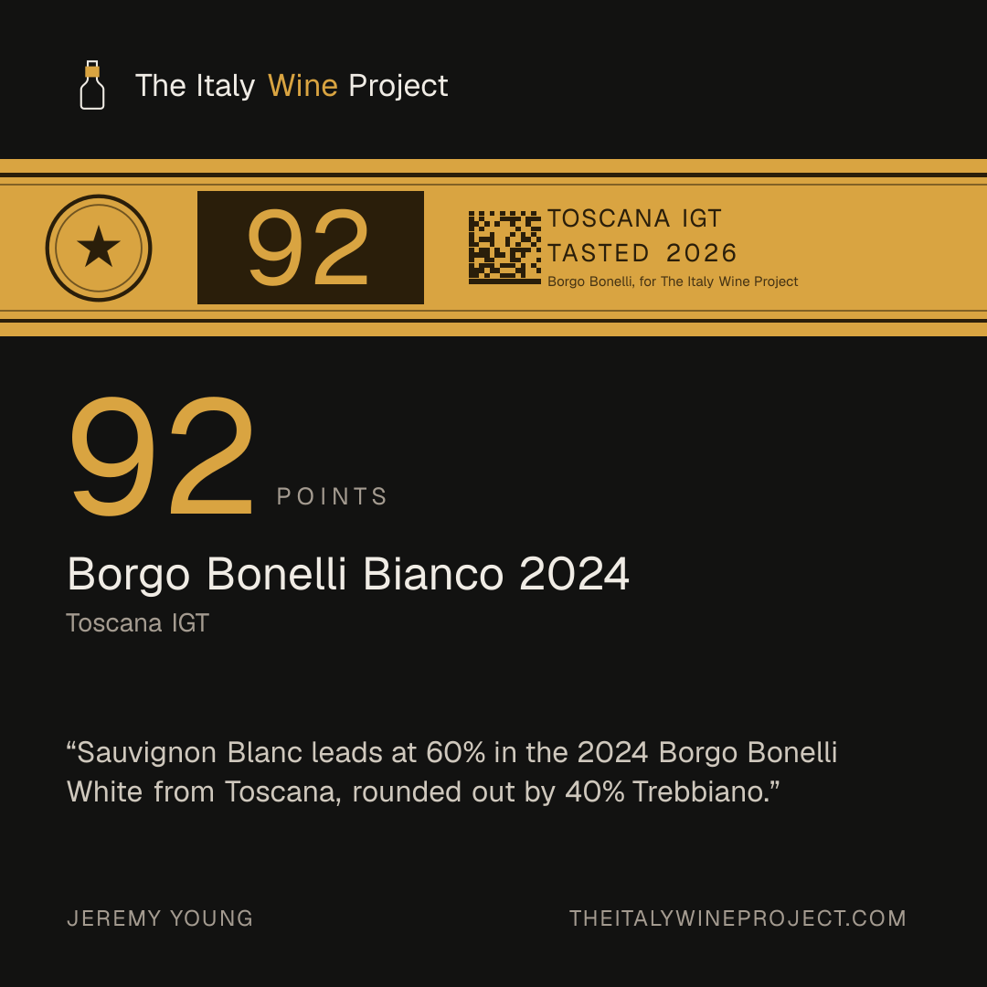 Square card for Borgo Bonelli Bianco 2024