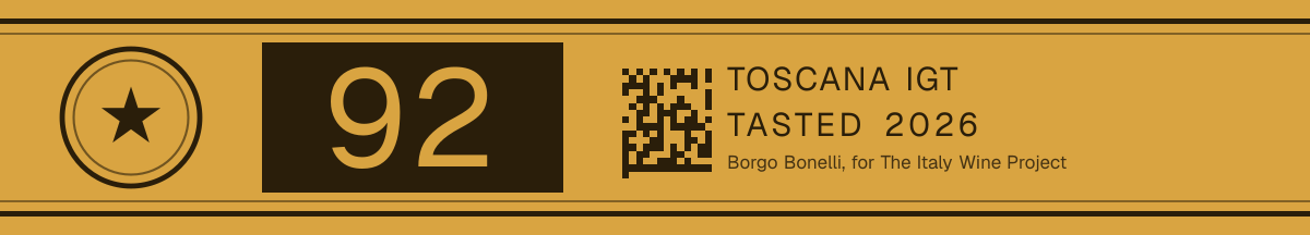 92 points, Toscana IGT