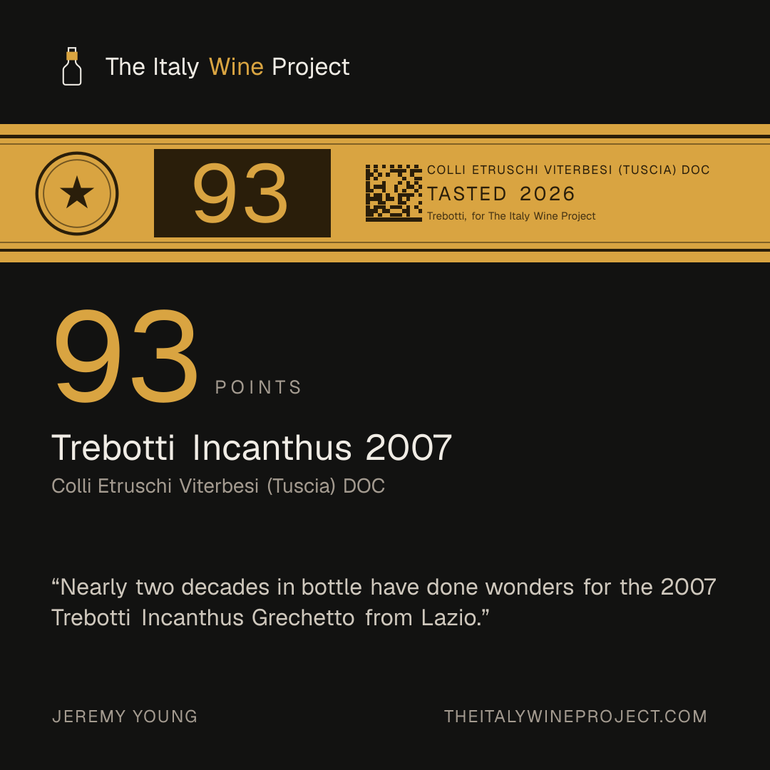 Square card for Trebotti Incanthus 2007